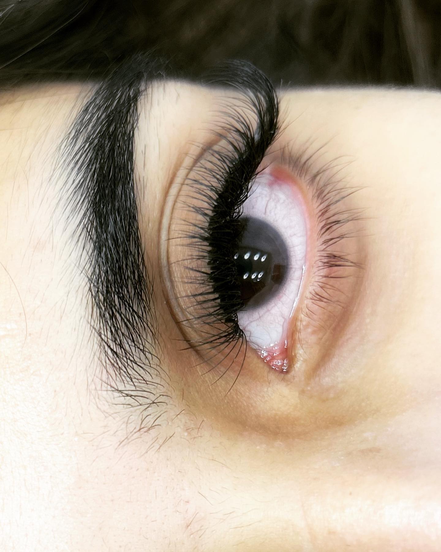 Russian Volume lashes — Full glamorous side profile